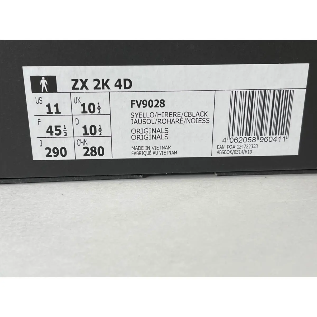 Adidas shoes - Adicas ZX 2K 4D - Adicas - FV9028 - Solar, Manufacturer: Solar Yellow 13