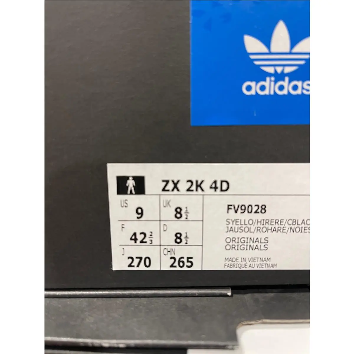 Adidas shoes - Adicas ZX 2K 4D - Adicas - FV9028 - Solar, Manufacturer: Solar Yellow 15