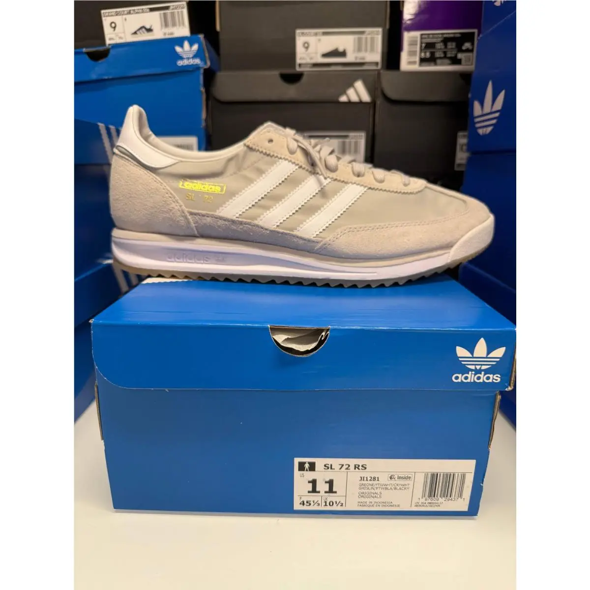 Men`s SL 72 RS Grey One Cloud White JI1281 by Adidas