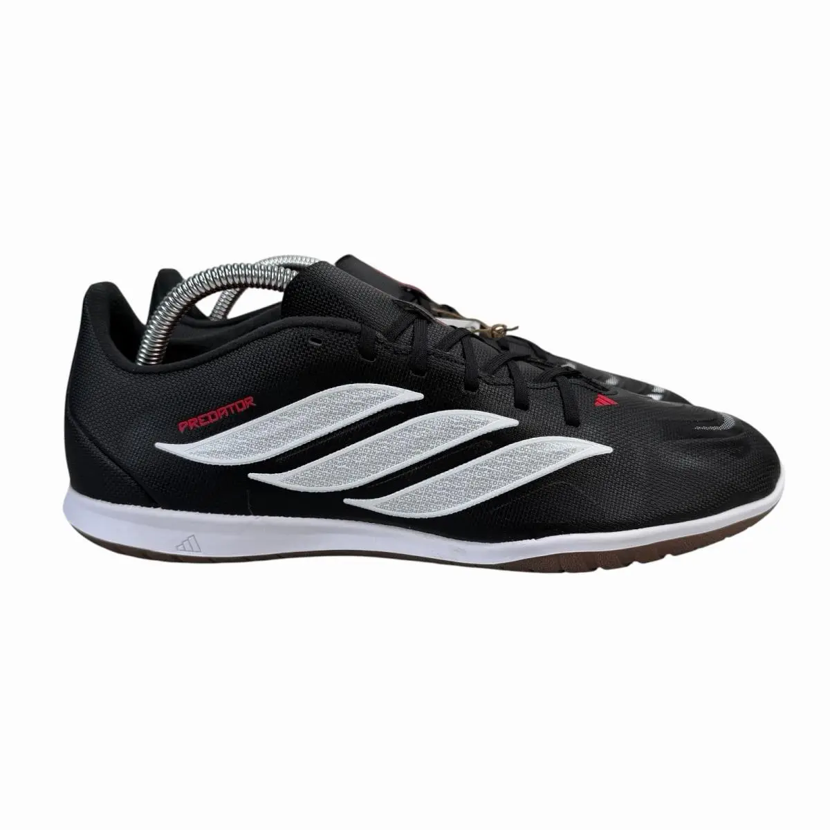 Adidas Predator Club In Sala Black White Red Soccer Shoes JS0359 Men`s Sz 7 - 12