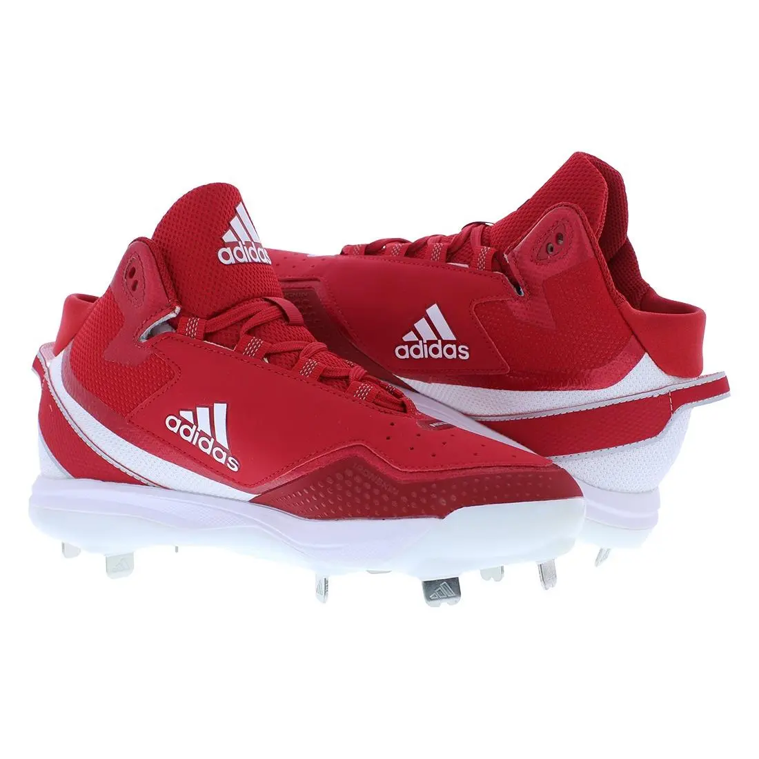 Adidas shoes - Power Red/White/Silver Metallic, Main: Red 5