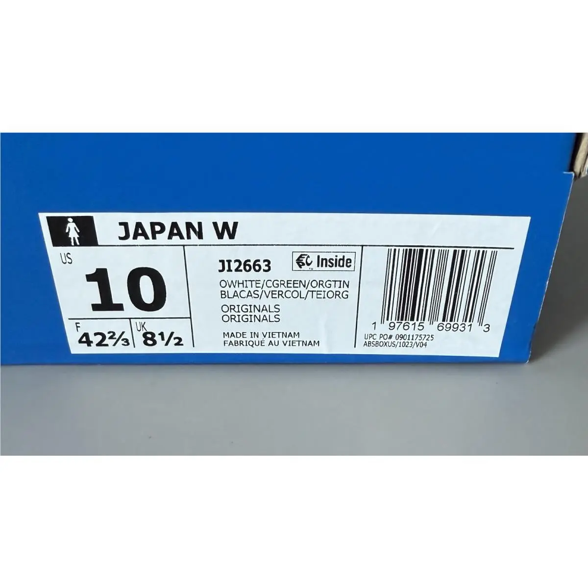 Adidas shoes - adidas W - JI2663 - White/Green (UPC: 0197615699450) 10