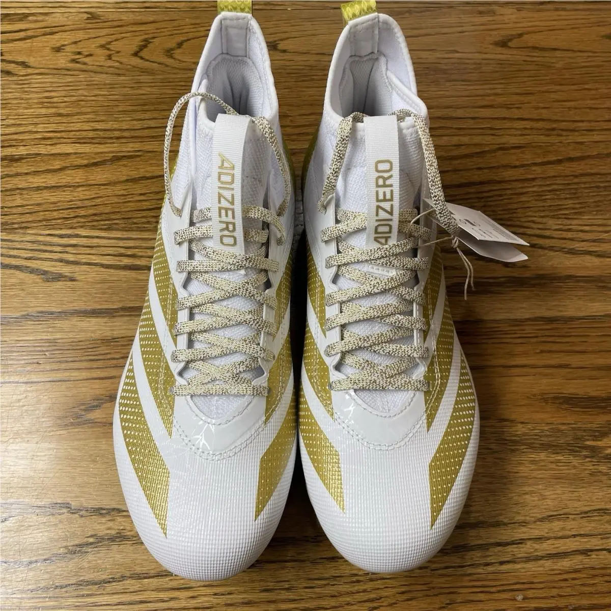 Adidas shoes - adidas Adizero Impact Exotic Speed Football Cleats - IH0886 - Gold, White 2