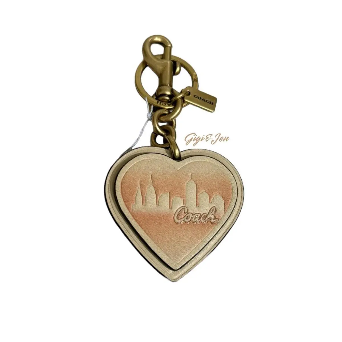Jennifer Lopez Heart Bag Charm Keycha by Coach