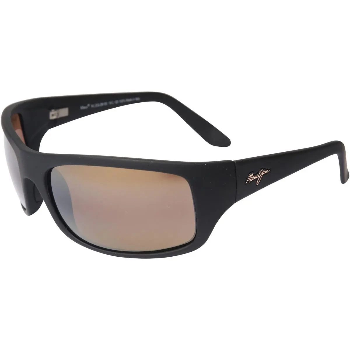 Maui Jim Peahi MJ202 Sunglasses Black Matte Rubber
