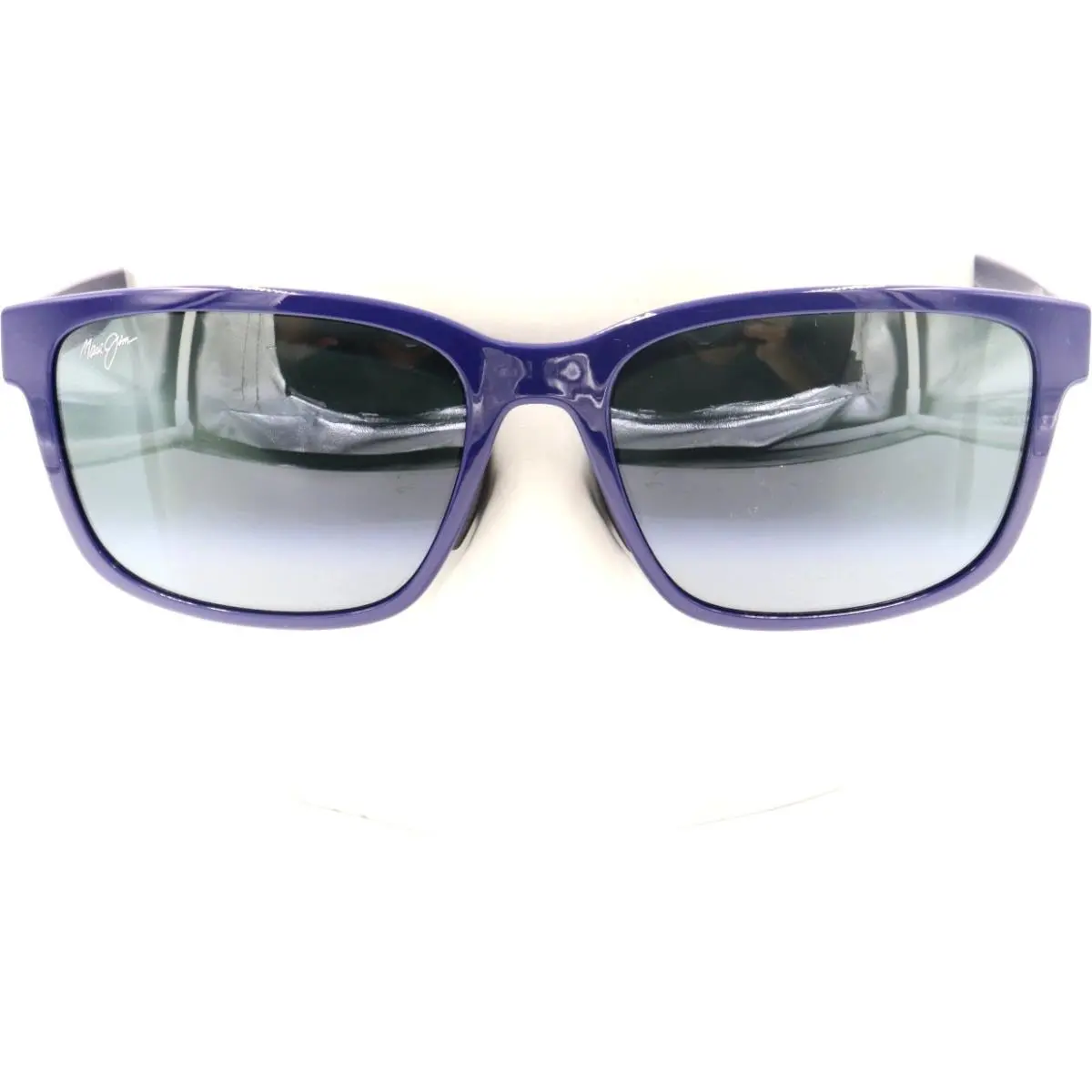 Lehiwa Asian Fit Shiny Blue Sunglasses 648-03 / MJ0648SA-003 by Maui Jim
