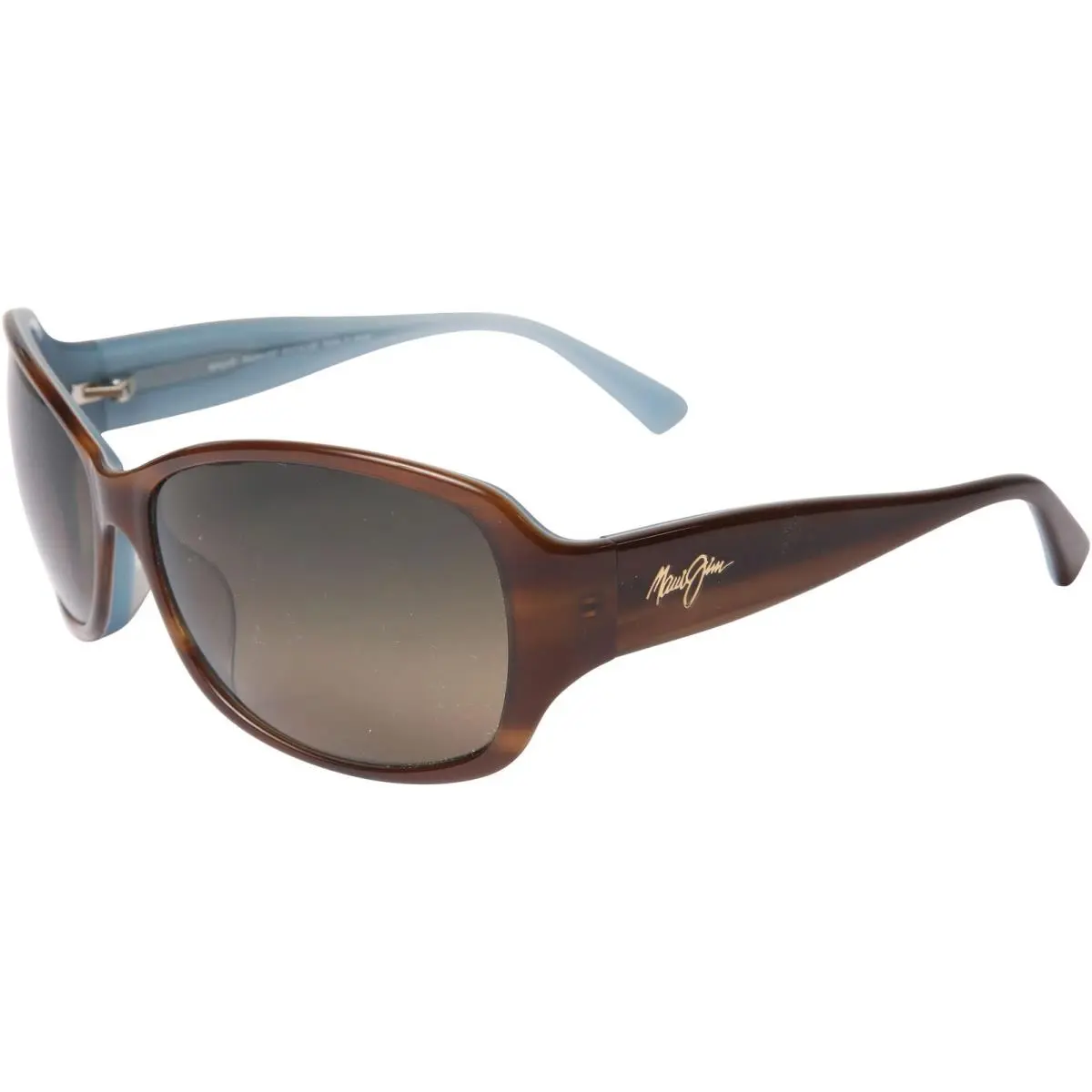 Nalani MJ295 Sunglasses Tortoise with White and Blue by Maui Jim