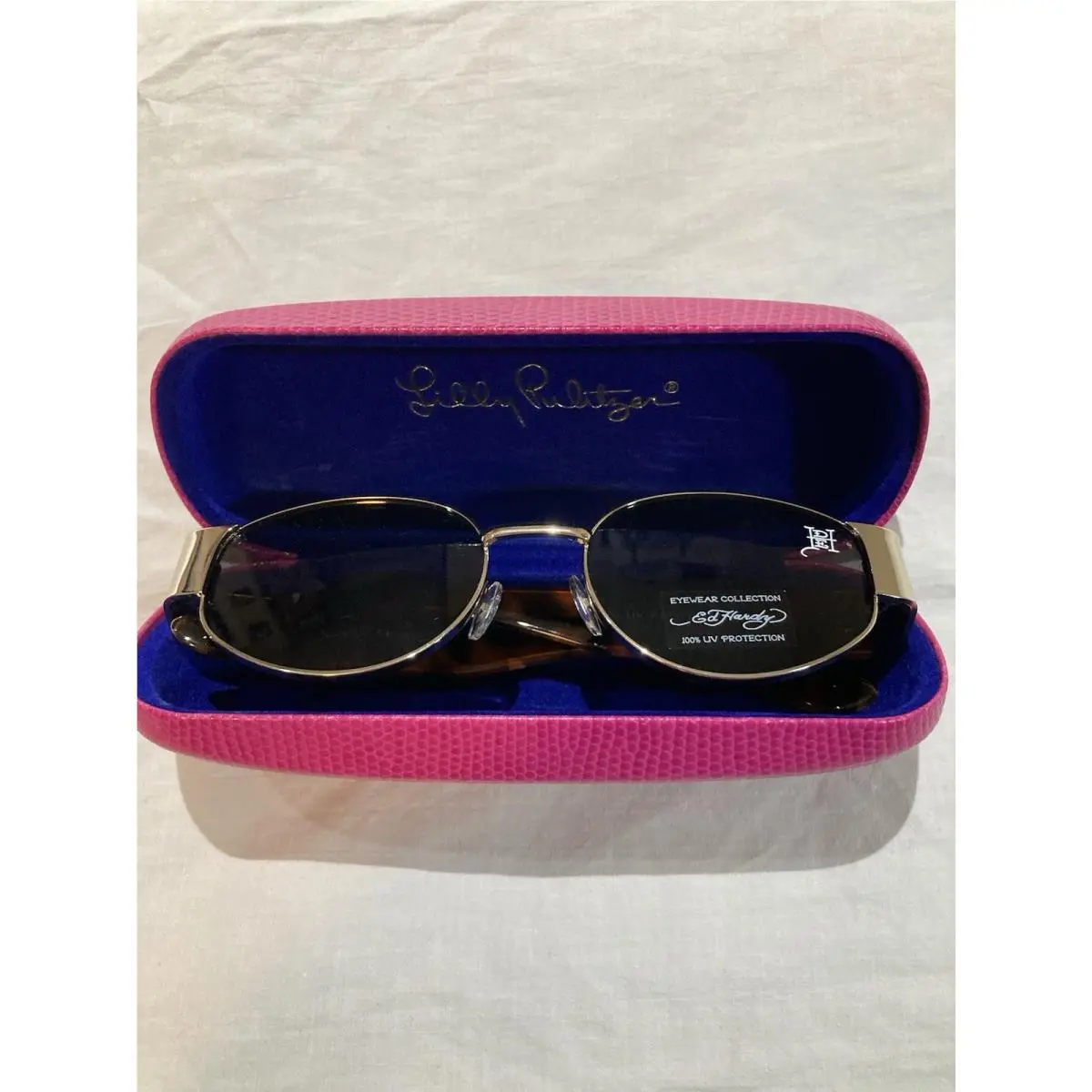 Dragon Sunglasses + Case by Ed Hardy