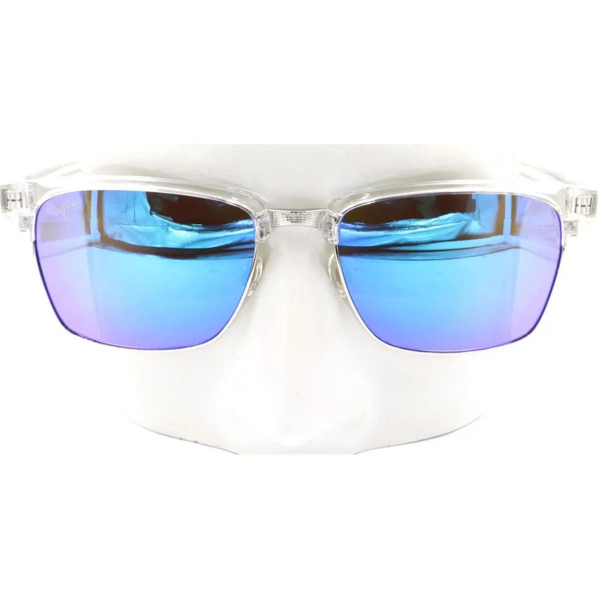 Kawika XL Clear Blue Hawaii Sunglasses B354-05 / MJ0354S-002 by Maui Jim