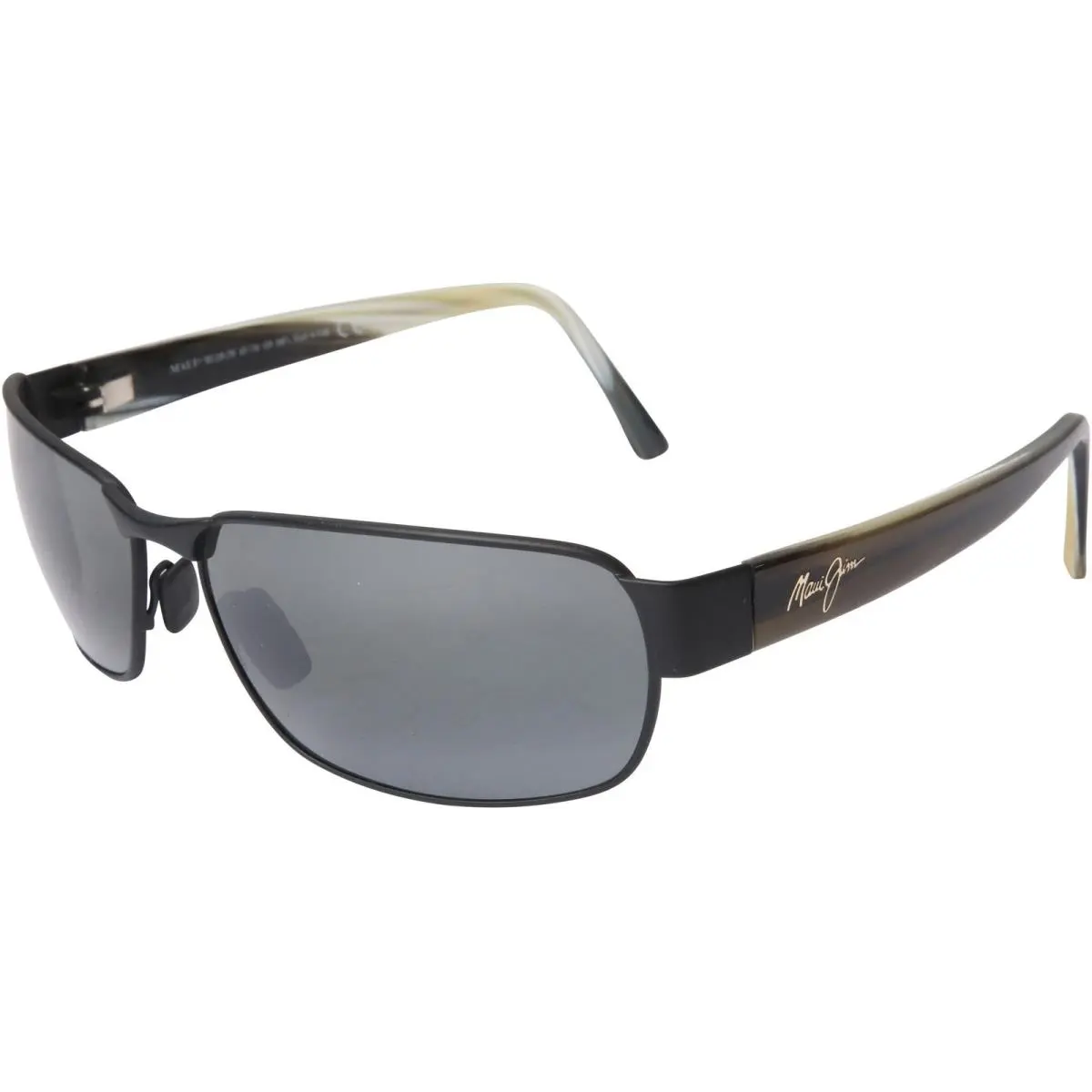 Black Coral MJ249 Sunglasses Matte Black by Maui Jim