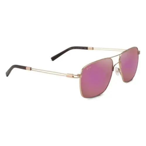 Sunglasses Haleiwa MJ-328-16A Gold 56-16-140 Metal Japan by Maui Jim