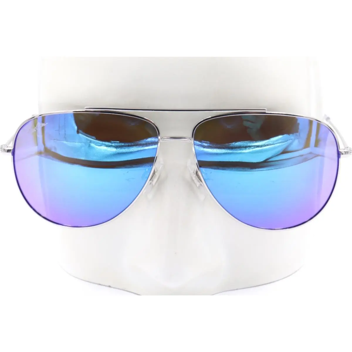 Hauoli XS Silver Blue Hawaii Sunglasses B589-17A / MJ0589S-002 by Maui Jim