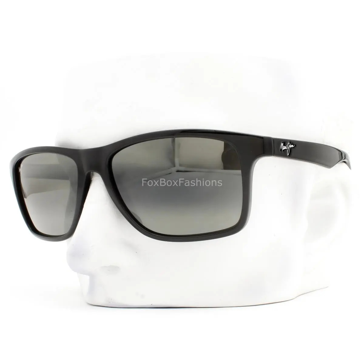 Onshore Sunglasses Black Mirror Silver Polarized Glass MJ 798-02 W/case by Maui Jim