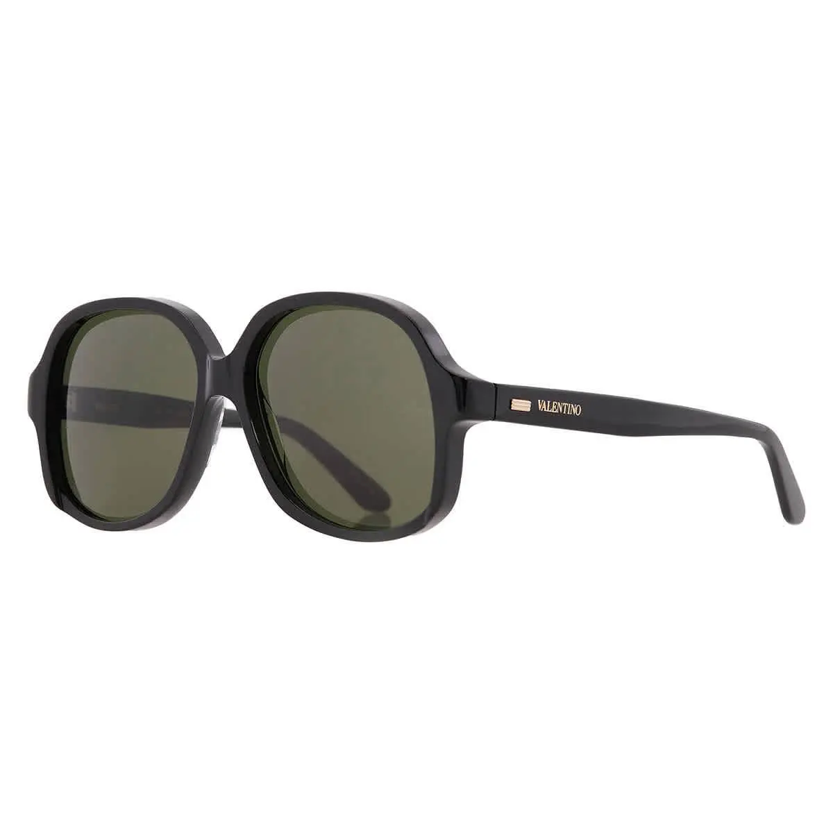 Green Irregular Unisex Sunglasses VLS-177 A 59 VLS-177 A 59 by Valentino