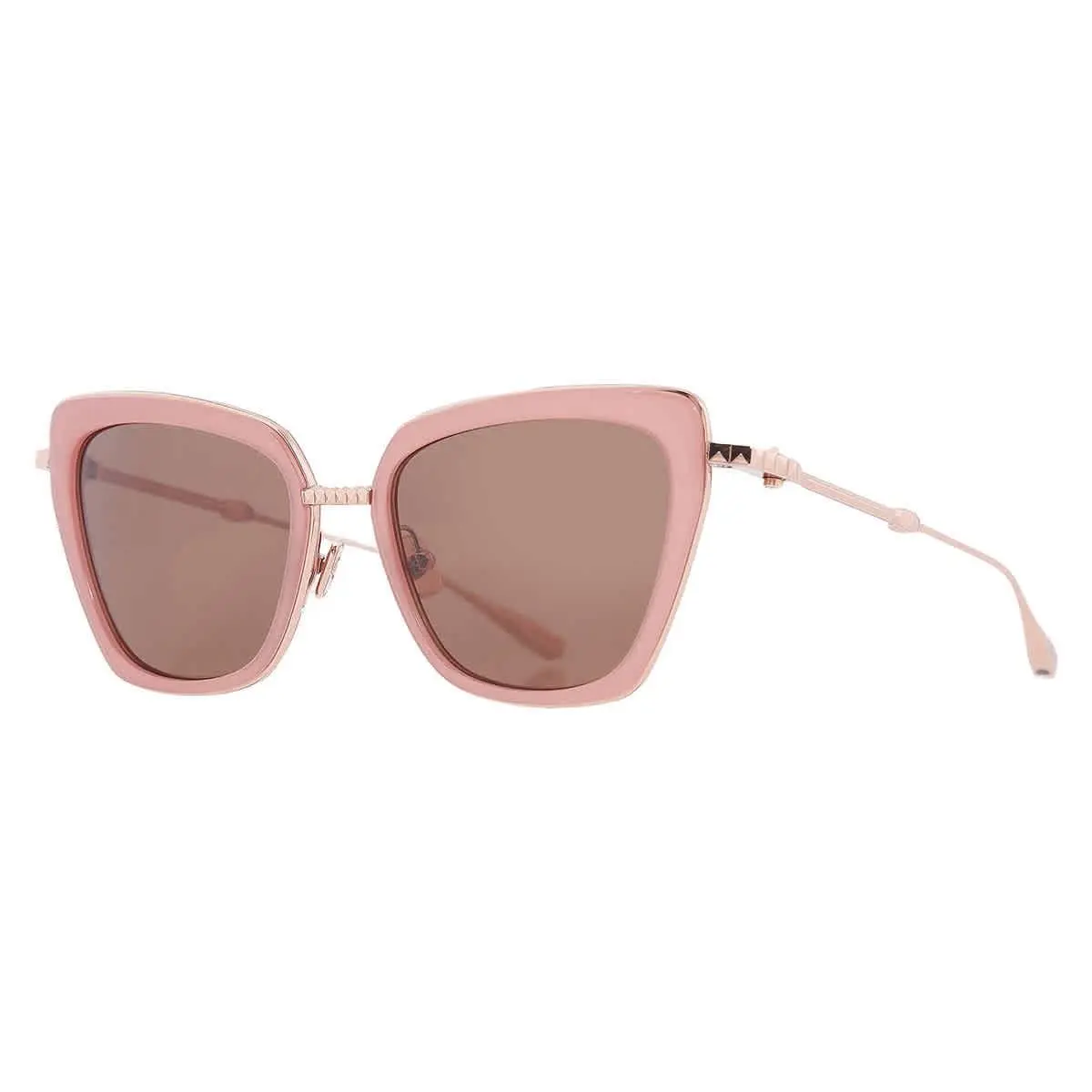 Valentino Daydream II Brown Butterfly Ladies Sunglasses VLS-165 D 53