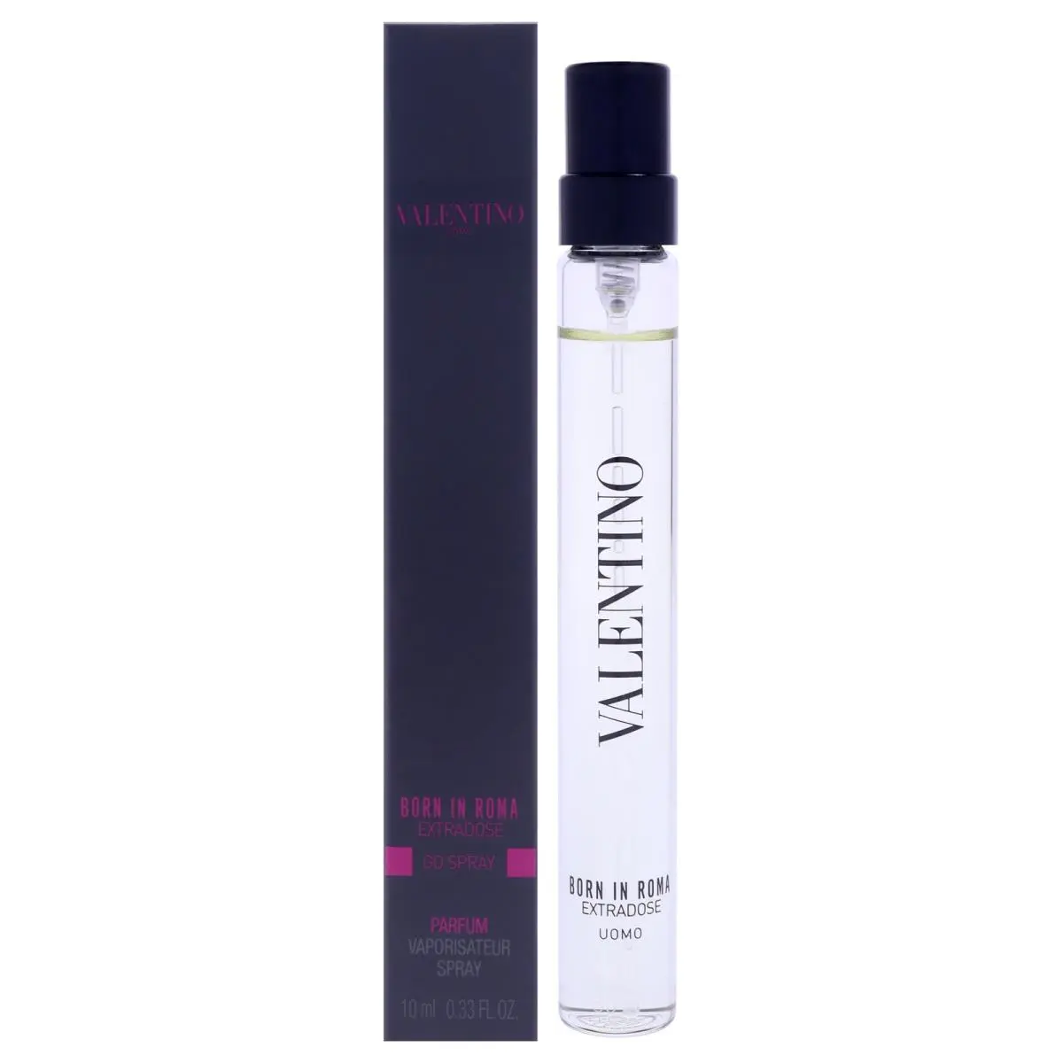 3 Pack Uomo Born In Roma Extradose by Valentino For Men - 0.33 oz Parfum Spray