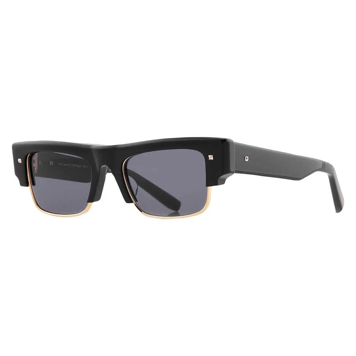 Grey Rectangular Unisex Sunglasses VLS-164 A 52 VLS-164 A 52 by Valentino