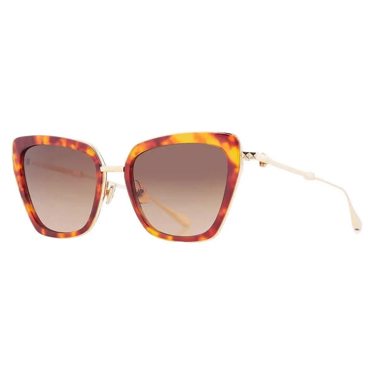 Daydream II Brown Gradient Butterfly Ladies Sunglasses VLS-165 B 53 by Valentino