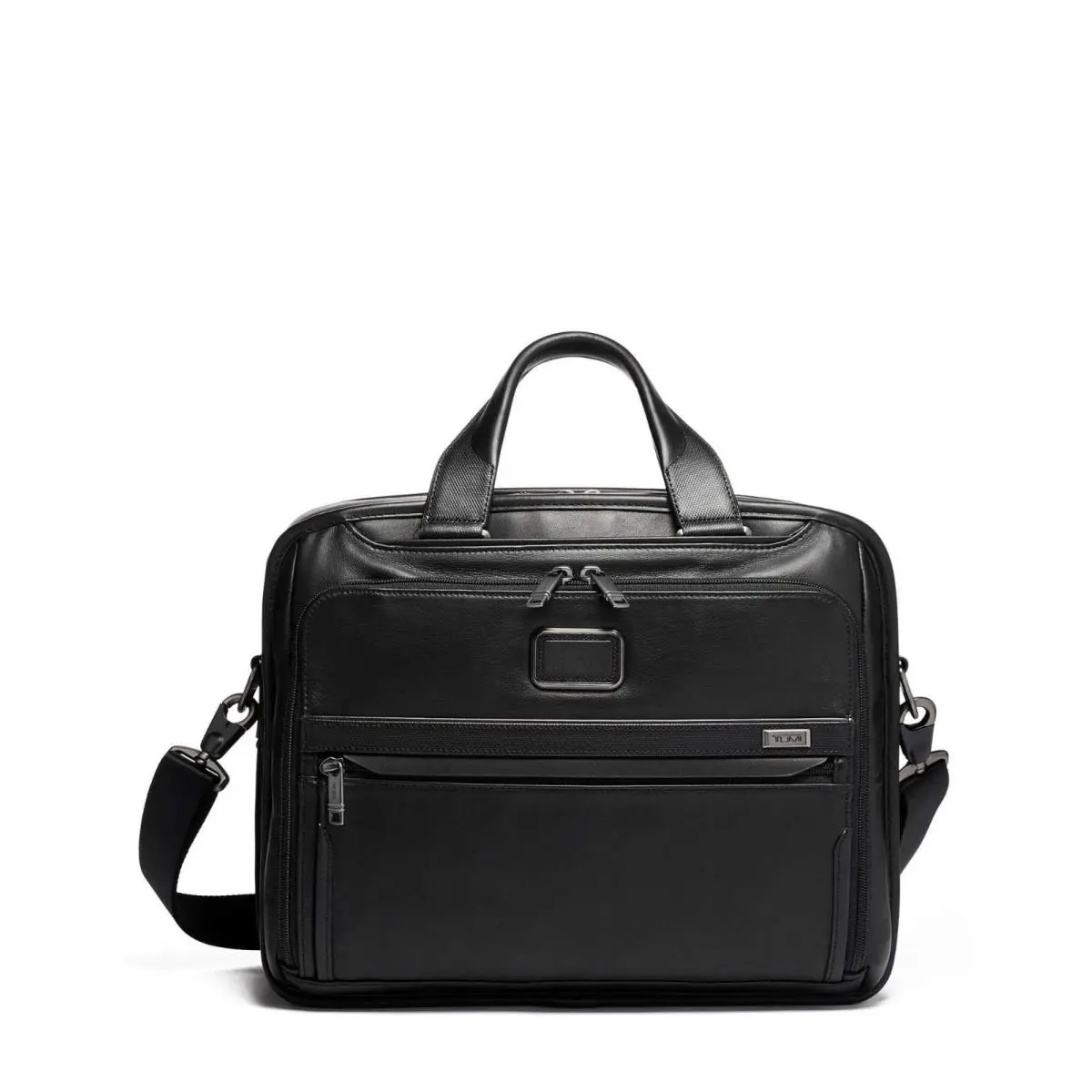 Tumi Alpha 3 Organizer Brief Black Ballistic Nylon Laptop Briefcase 15