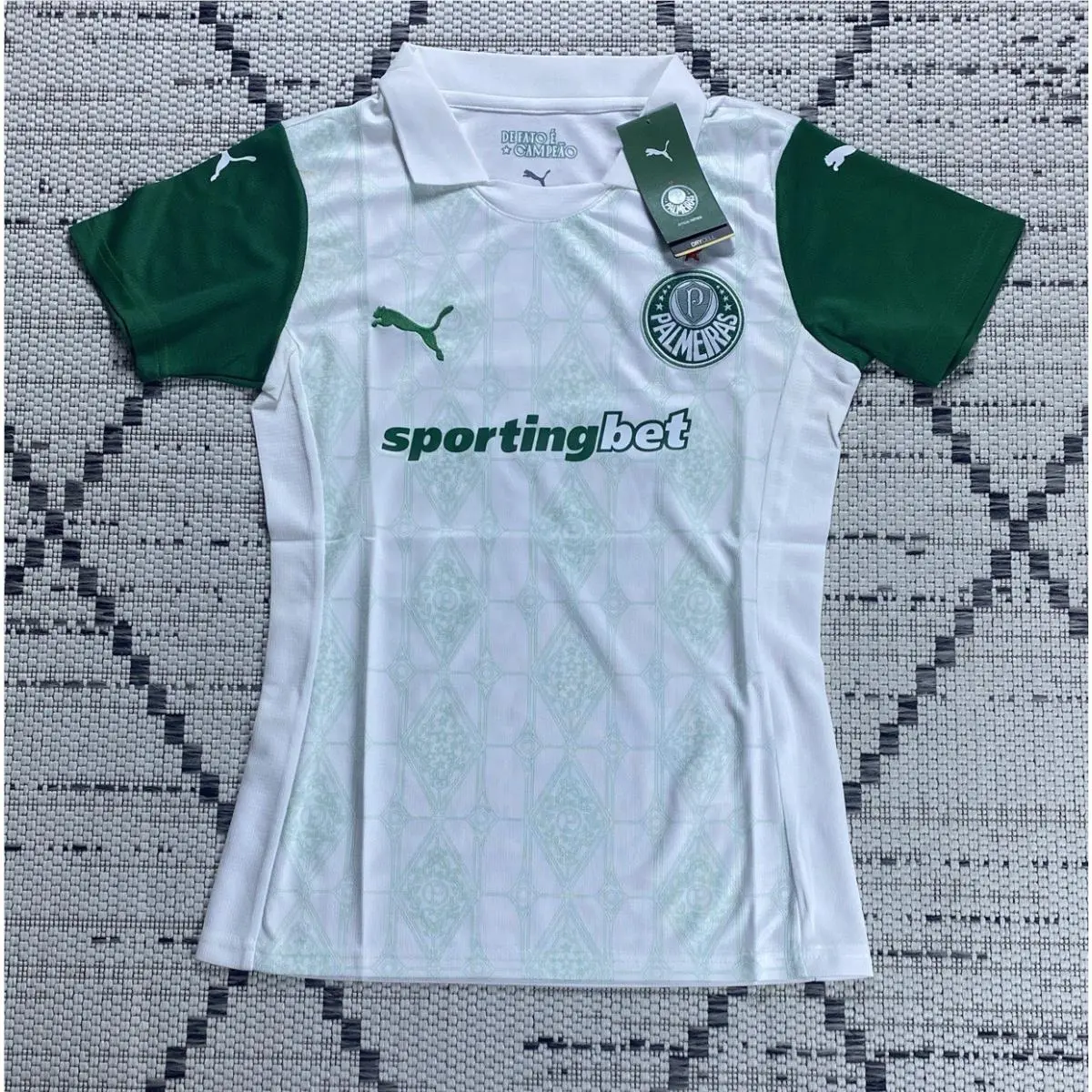 Puma clothing - PUMA Palmeiras Torcedor Away Jersey 25 - White 0