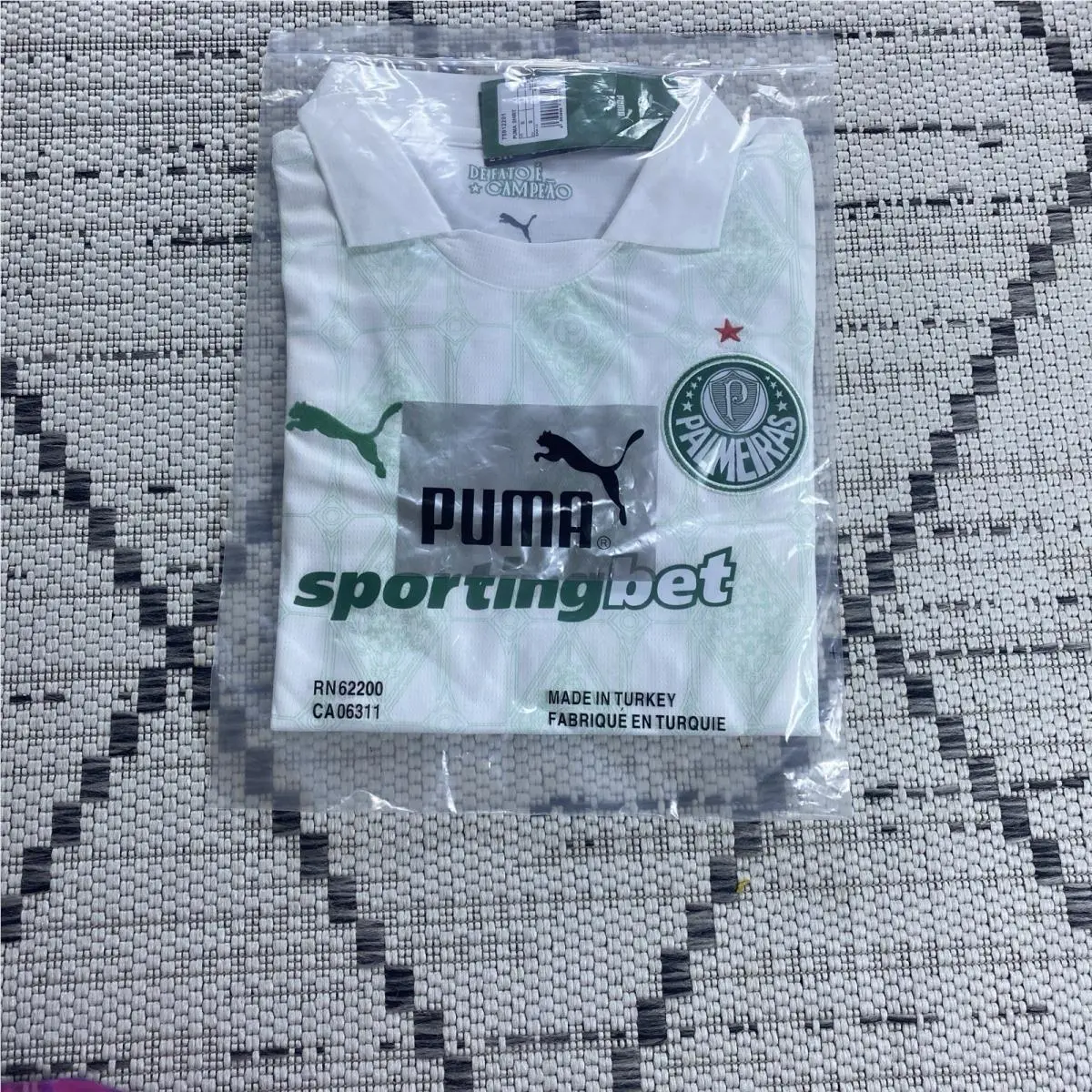 Puma clothing - PUMA Palmeiras Torcedor Away Jersey 25 - White 4