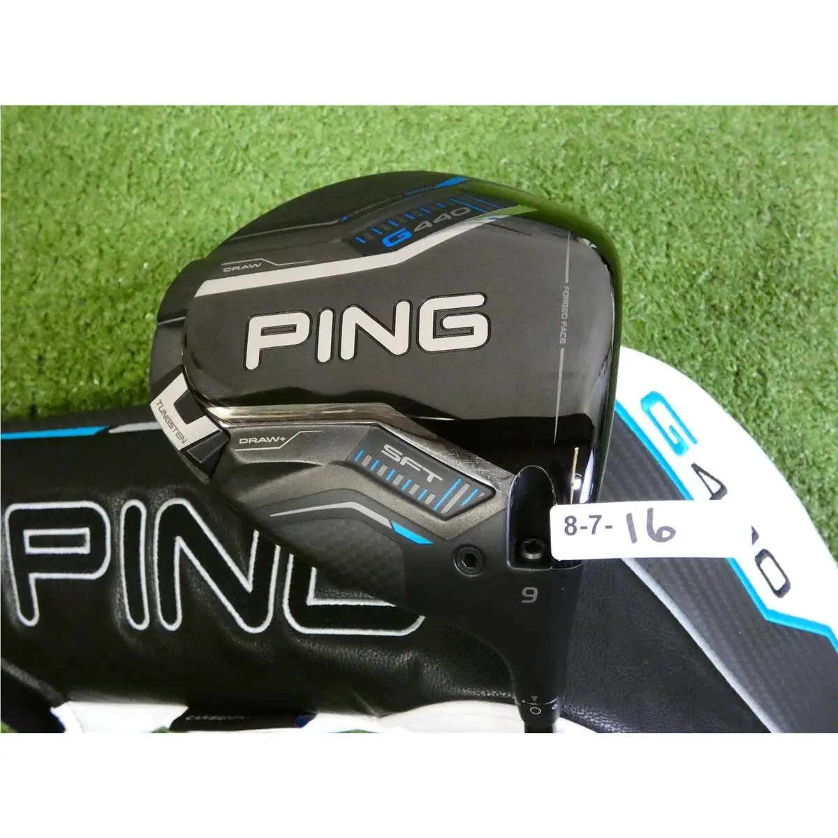 Ping G440 Sft 9 Driver Hzrdus Smoke Rdx 60g 6.0 Stiff Graphite w Headcover