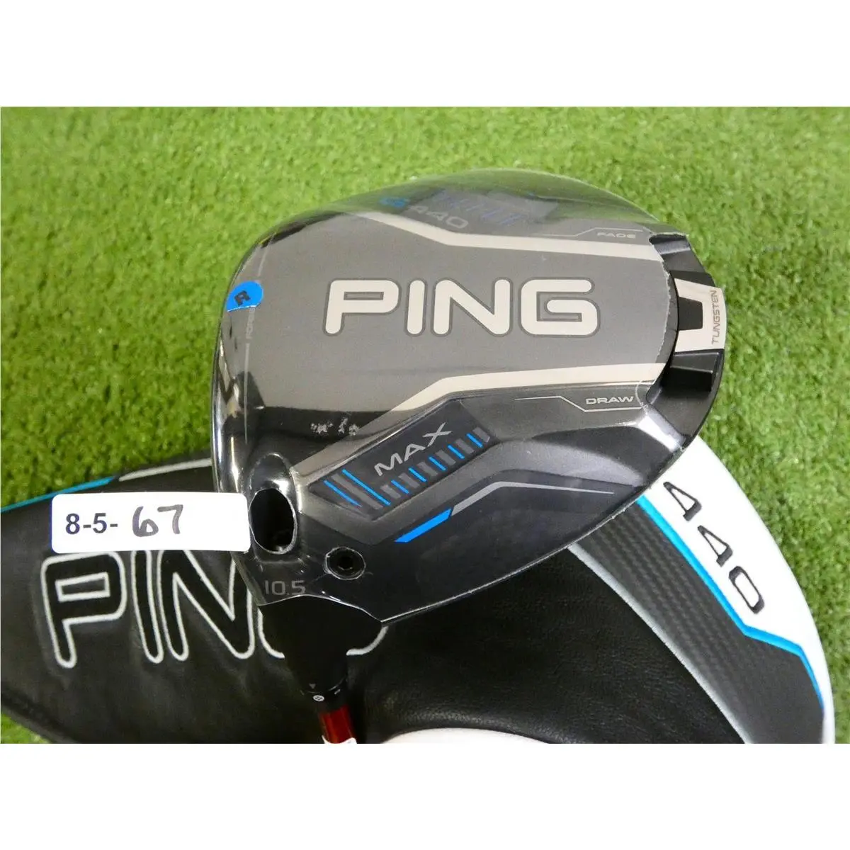 Ping G440 Max 10.5 Left Hand Driver Denali Red 60 5.5 Regular Graphite w HC