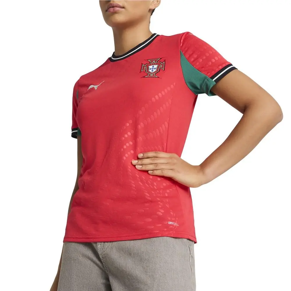 Puma clothing - PUMA Fpf Crew Neck Short Sleeve Home Soccer Jersey Replica - 77919202 - Red (UPC: 197674121626) 1