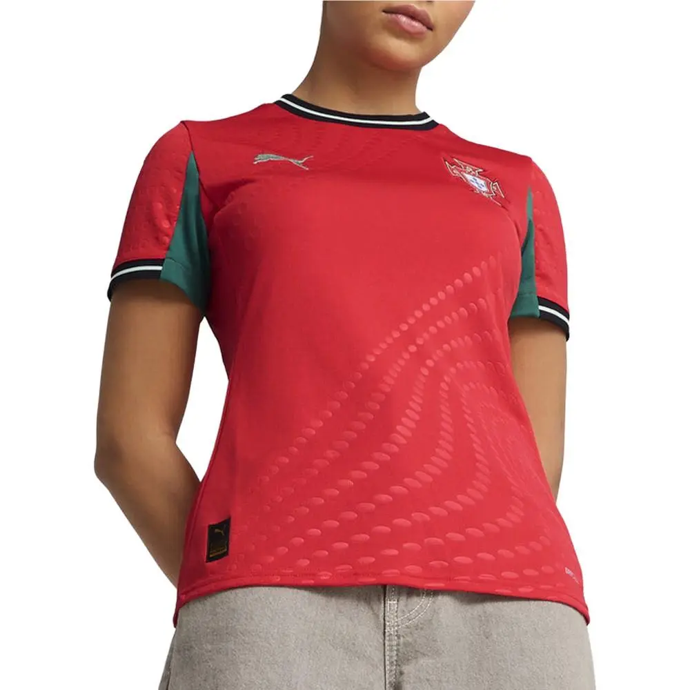 Puma clothing - PUMA Fpf Crew Neck Short Sleeve Home Soccer Jersey Replica - 77919202 - Red (UPC: 197674121626) 3