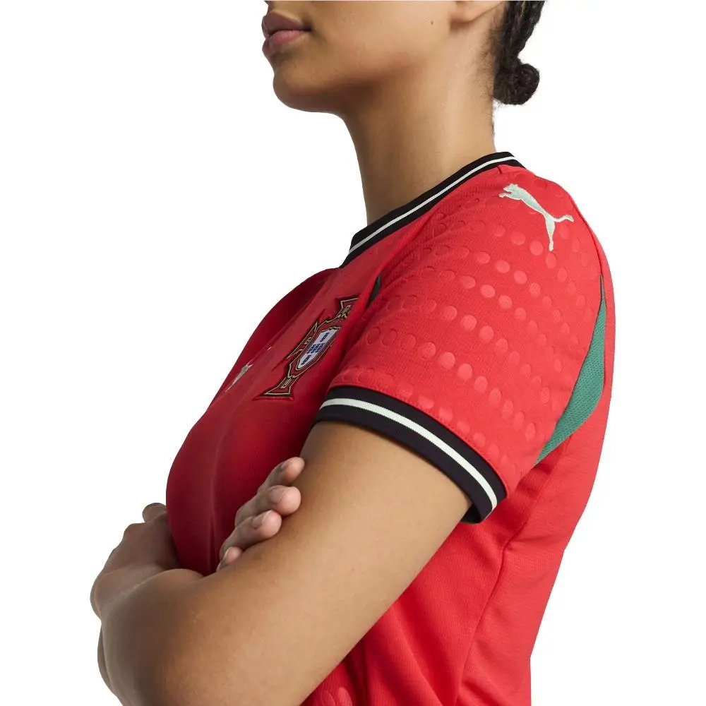 Puma clothing - PUMA Fpf Crew Neck Short Sleeve Home Soccer Jersey Replica - 77919202 - Red (UPC: 197674121626) 5