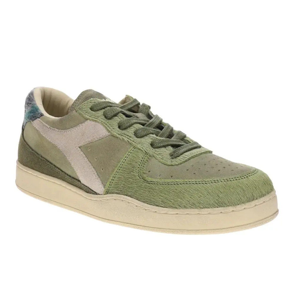 Diadora shoes - diadora Mi Basket Low Alaska Lace Up - 181300-70403 - Green 7