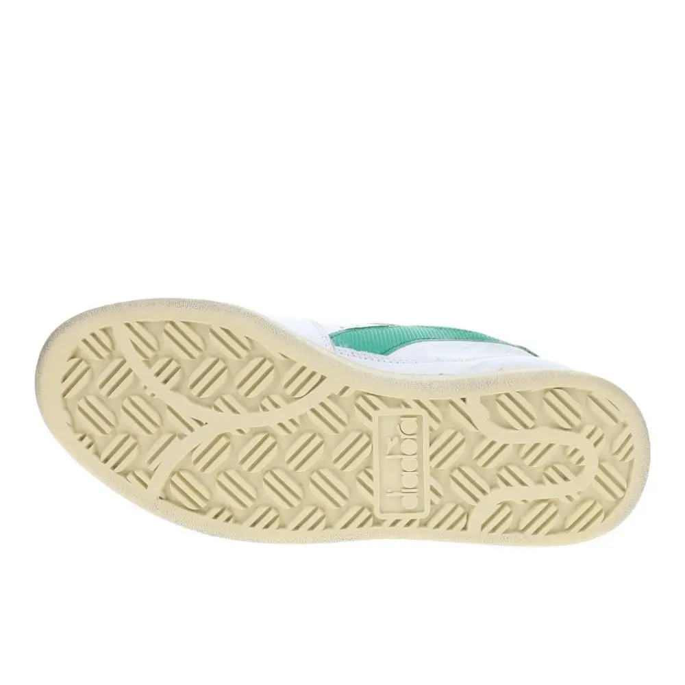 Diadora shoes - diadora Mi Basket Low Used Lace Up - 179043-C6834 - White 3