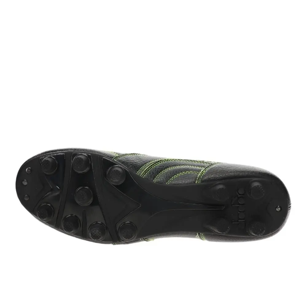 Diadora shoes - diadora Brasil Next40 Ita Mdpu Firm Ground Soccer Cleats - 180694-80013 - Black 3