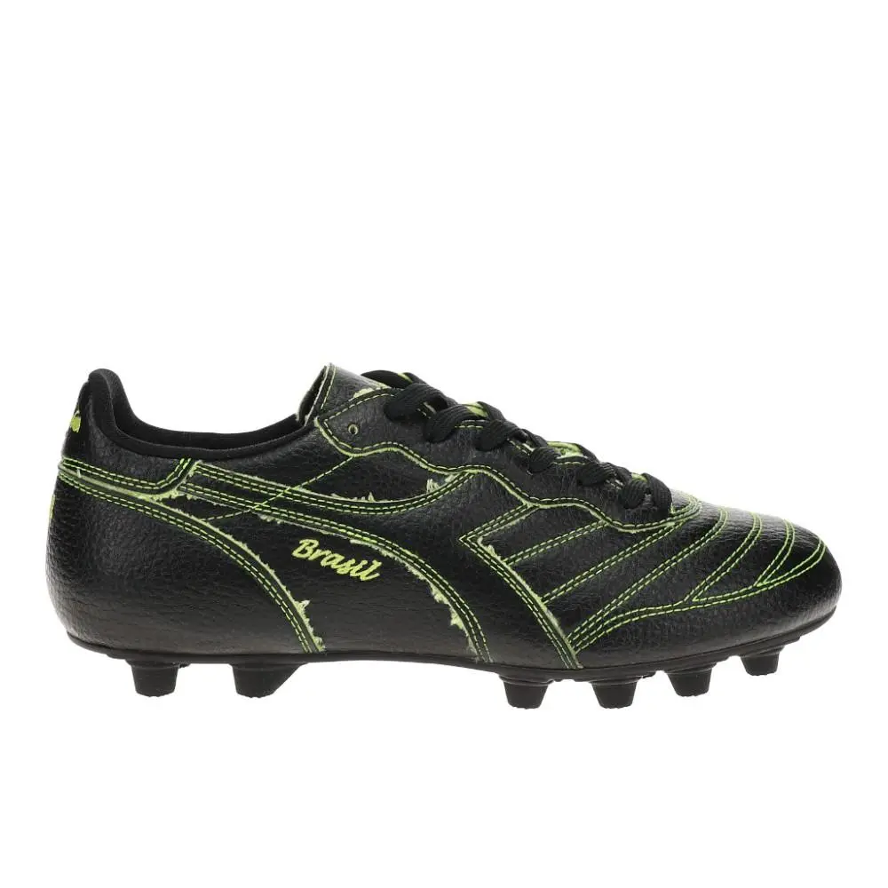 Diadora shoes - diadora Brasil Next40 Ita Mdpu Firm Ground Soccer Cleats - 180694-80013 - Black 4