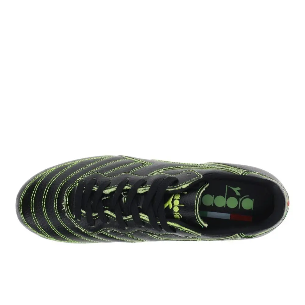 Diadora shoes - diadora Brasil Next40 Ita Mdpu Firm Ground Soccer Cleats - 180694-80013 - Black 7