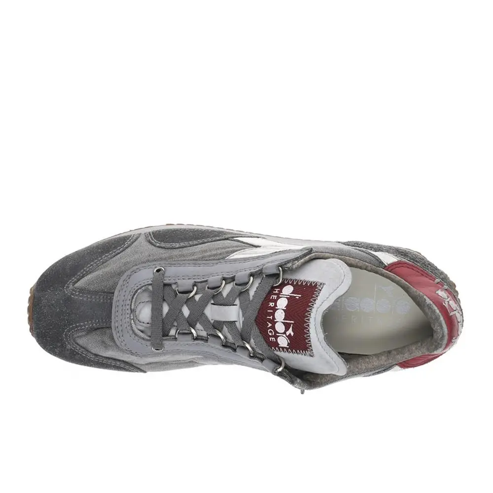 Diadora shoes - diadora Equipe H Dirty Stone Wash Evo Lace Up - 174736-75039 - Grey 7
