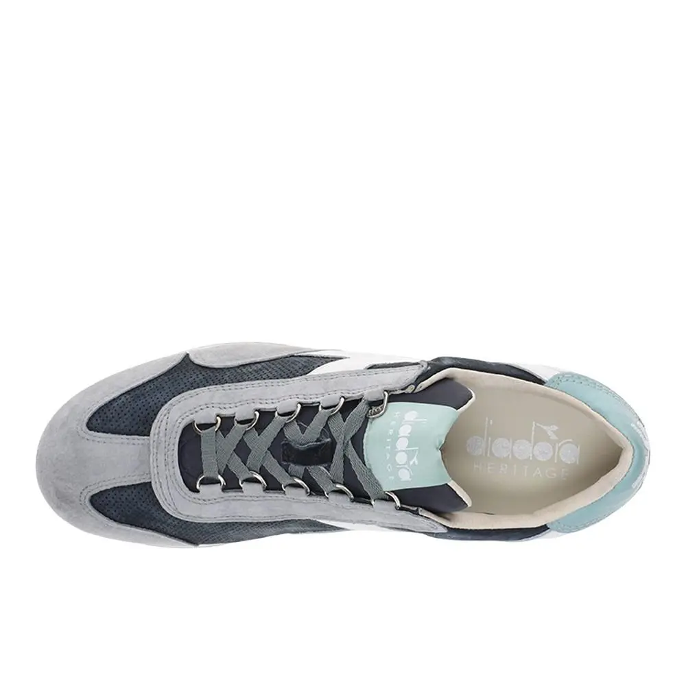 Diadora shoes - diadora Equipe Suede Stone Wash Lace Up - 175150-60060 - Grey 2