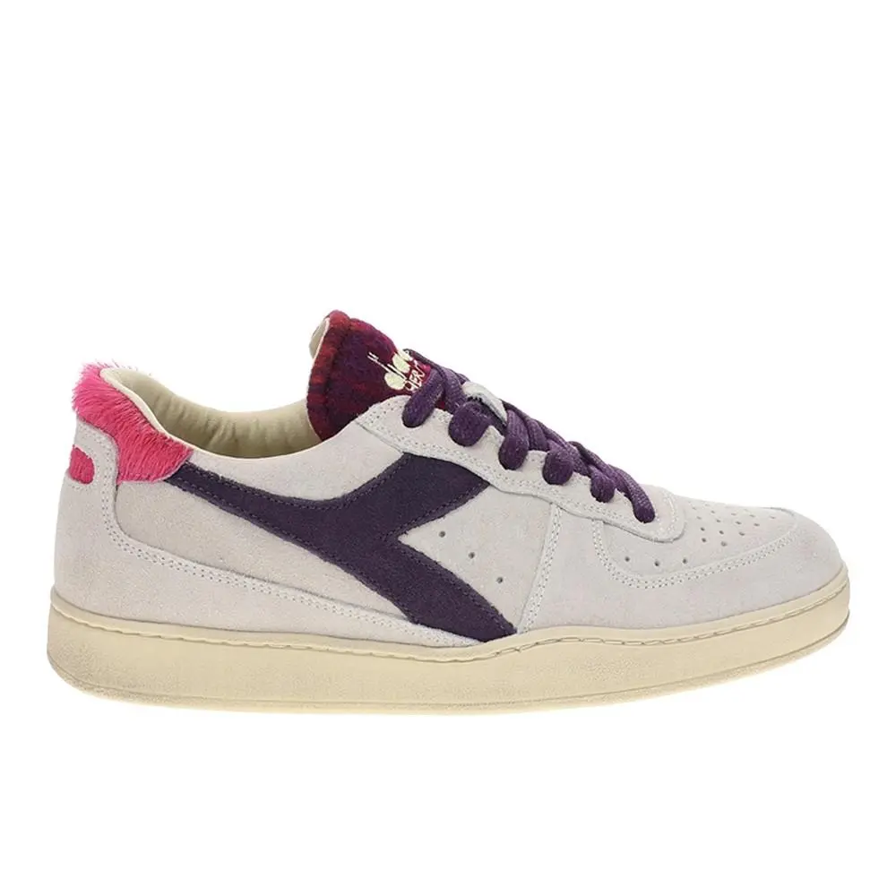 Diadora shoes - diadora Mi Basket Low Arctic Lace Up - 180905-25003 - Beige 4