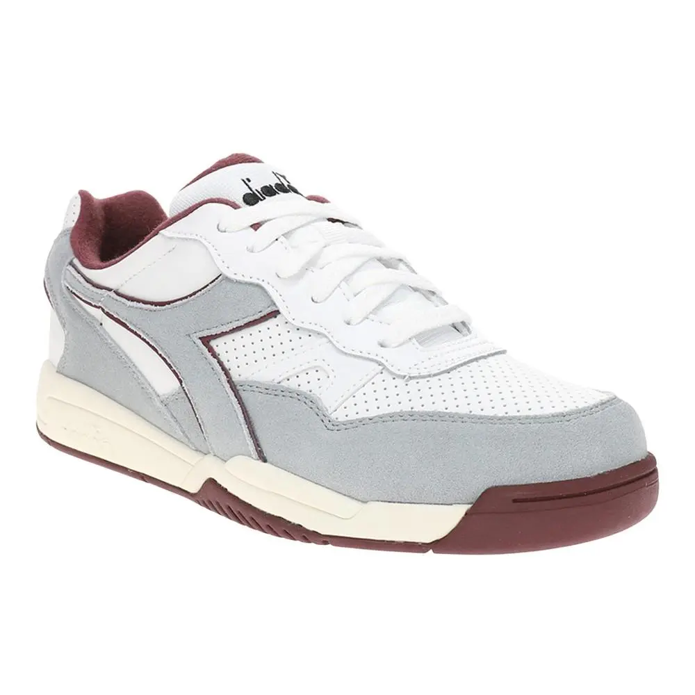Diadora shoes - diadora Winner Suede Leather Lace Up - 179583-C3101 - Grey, White 0