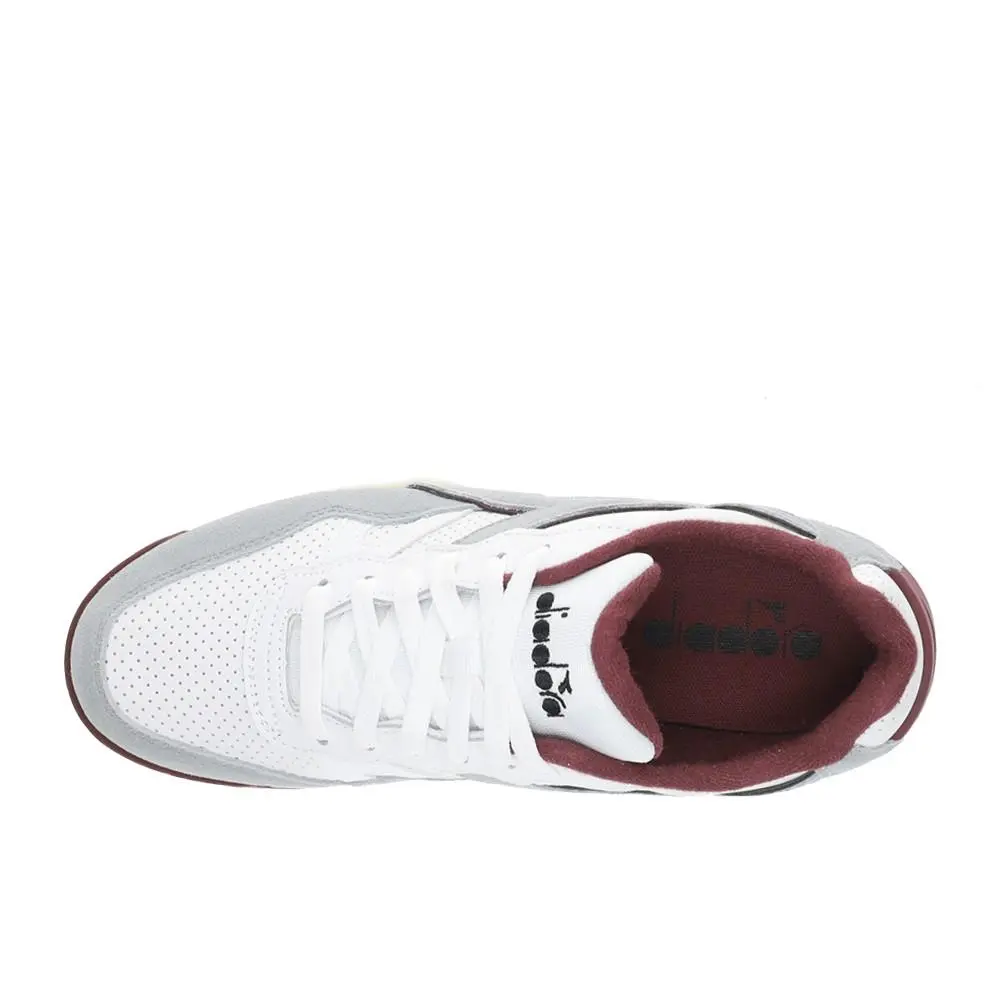 Diadora shoes - diadora Winner Suede Leather Lace Up - 179583-C3101 - Grey, White 2