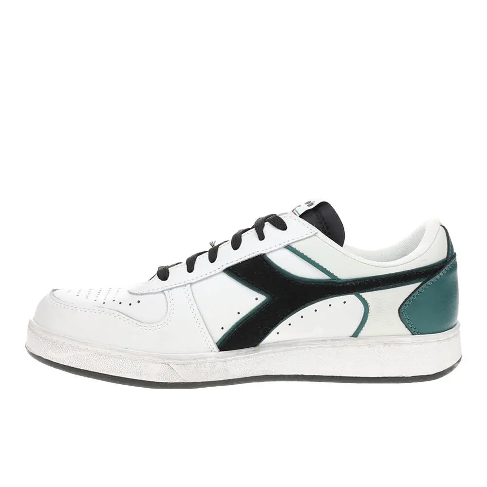 Diadora shoes - diadora Magic Basket Low Icona Leather Lace Up - 178568-D0108 - White 1