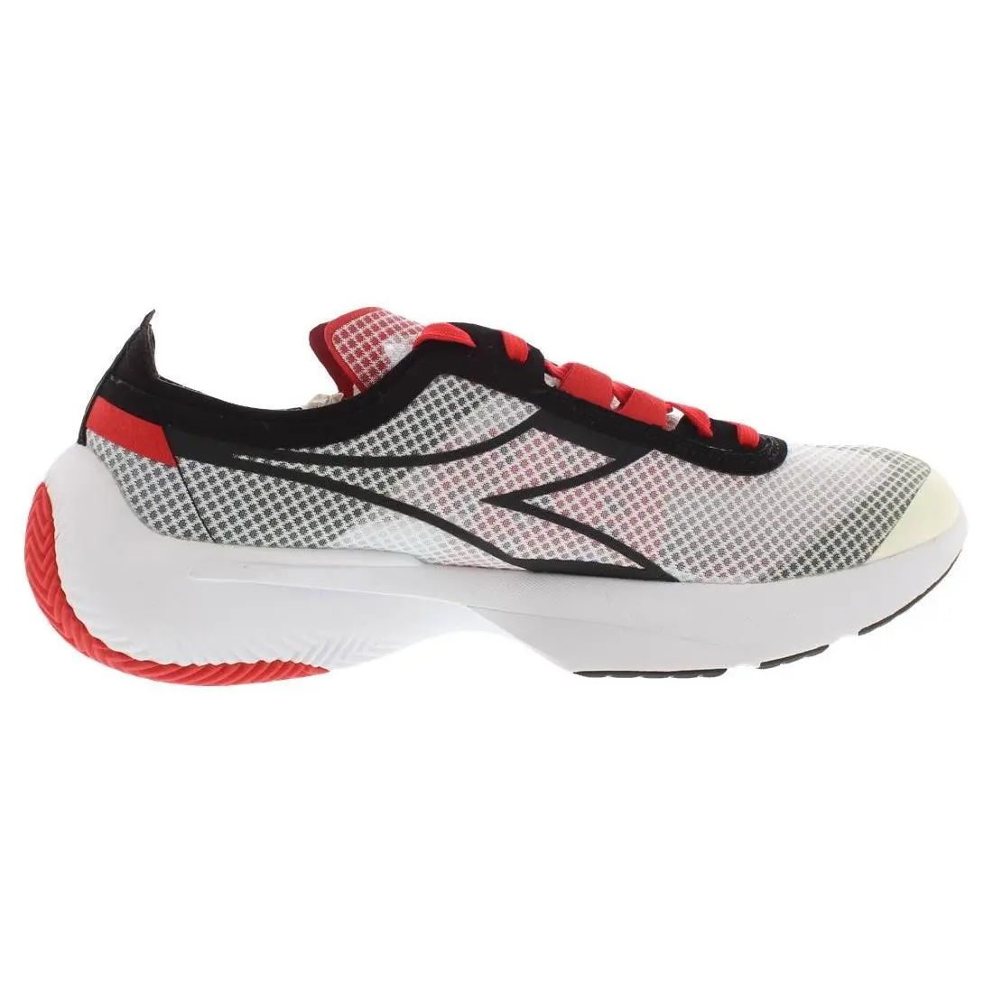 Diadora shoes - White/Black/Fiery Red, Main: White (UPC: 193867662082) 1