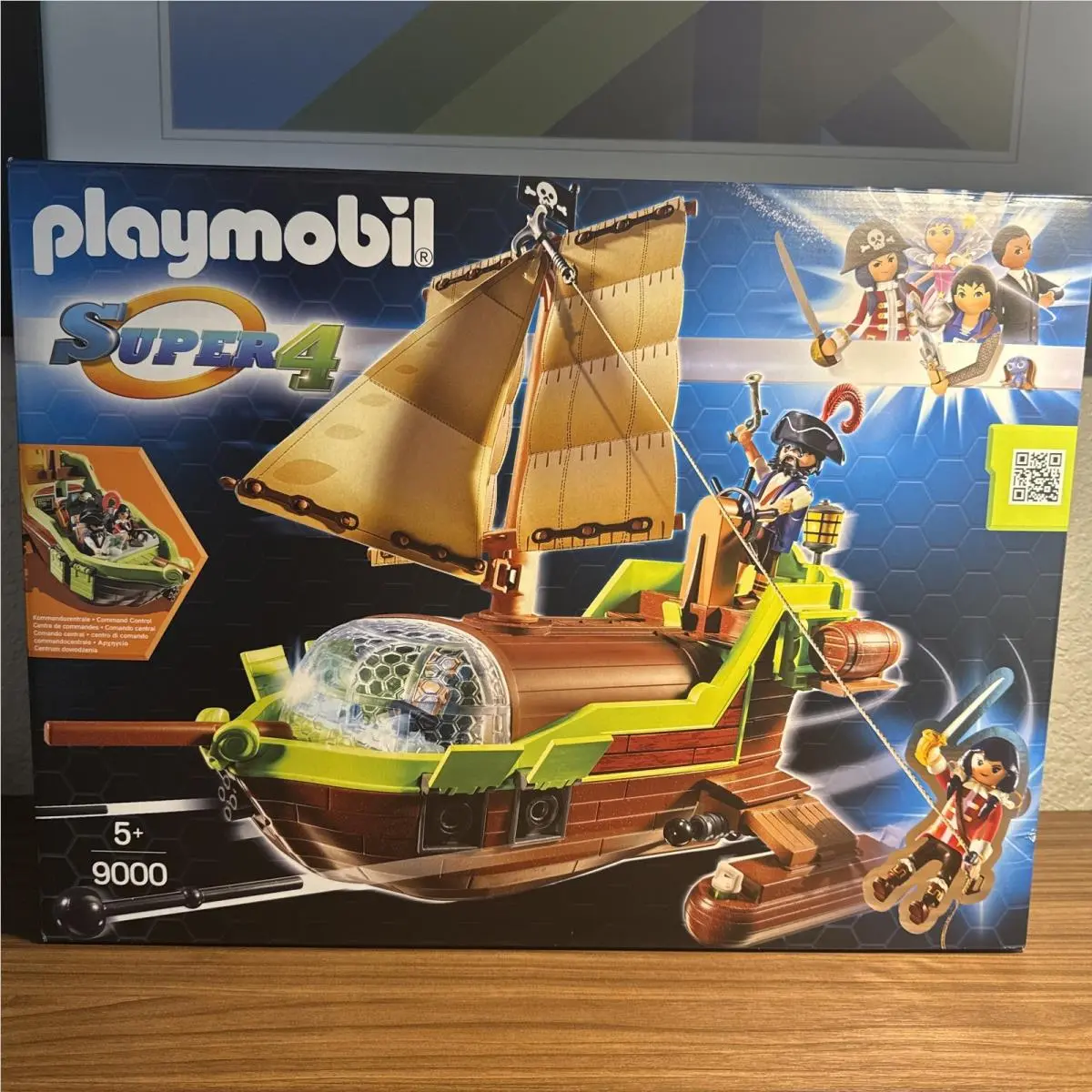 Playmobil 9000 Pirate Chameleon Ship Super 4 Box
