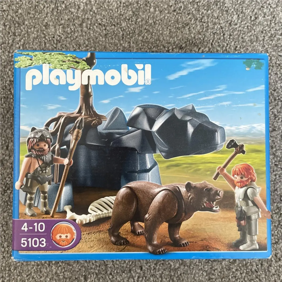 Playmobil 5103 Prehistoric Times Prehistoric Bear Set 2010