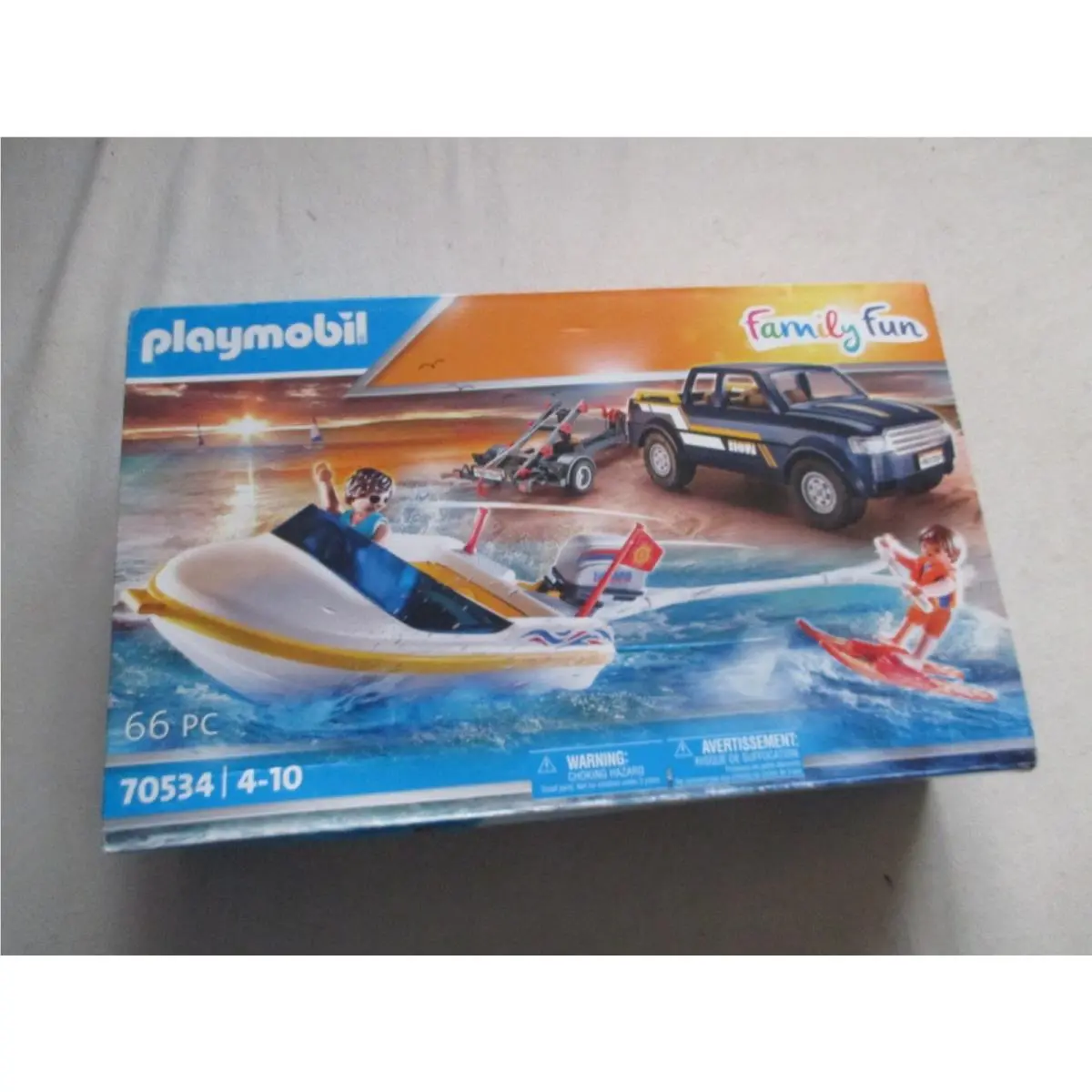 Playmobil Pick-up with Speedboat 70534