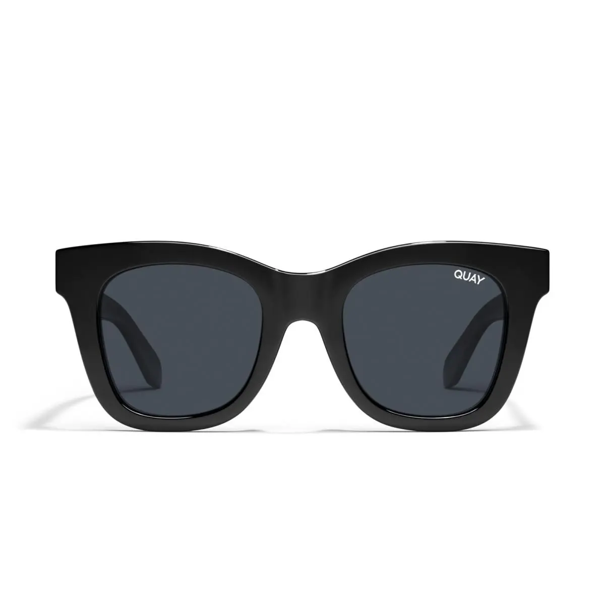 Quay Oversized After Hours Polarized Sunglasses Square Shaped with Cat Eye Lift by QUAY