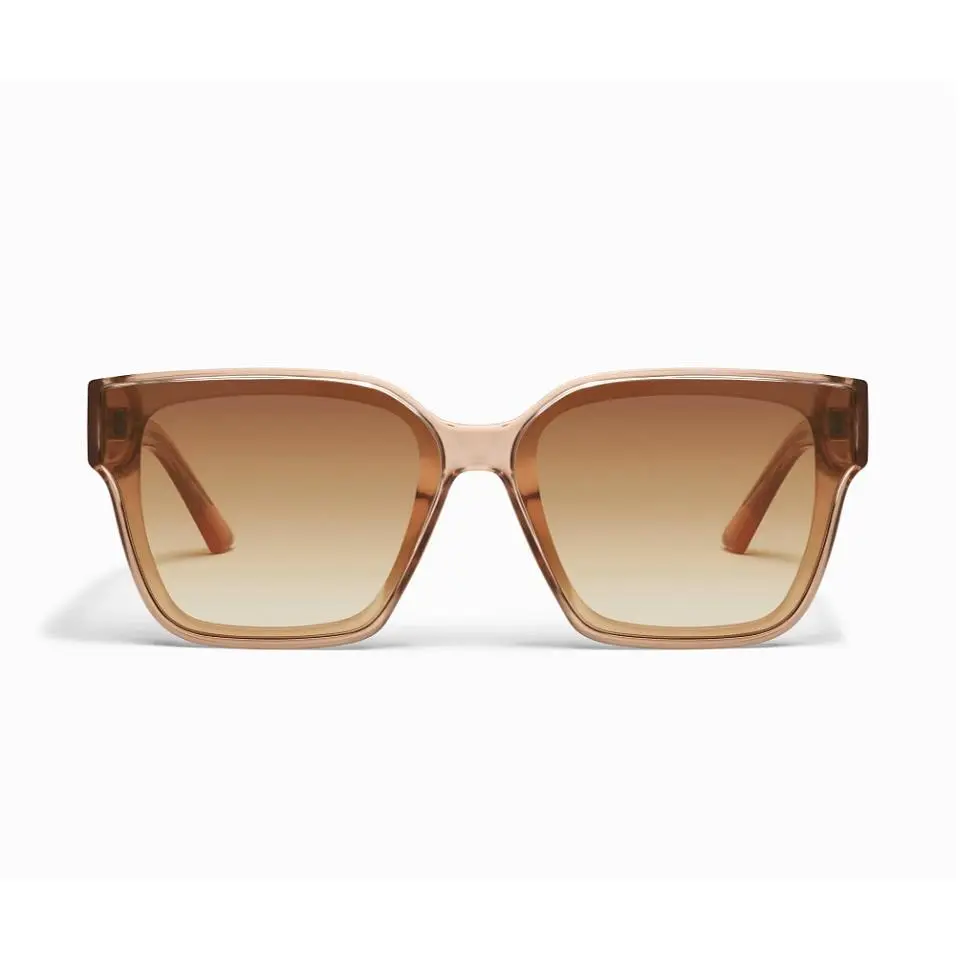Quay Drive In 80885 Women`s Square Sunglasses Brown Gradient Beige by QUAY
