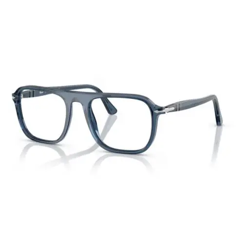 0PO3359V Jacques 1197 - Transparent Blue Denim 51mm Men`s Eyeglasses by Persol