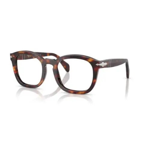 0PO0082V 24 Havana/clear 52mm Men`s Eyeglasses by Persol