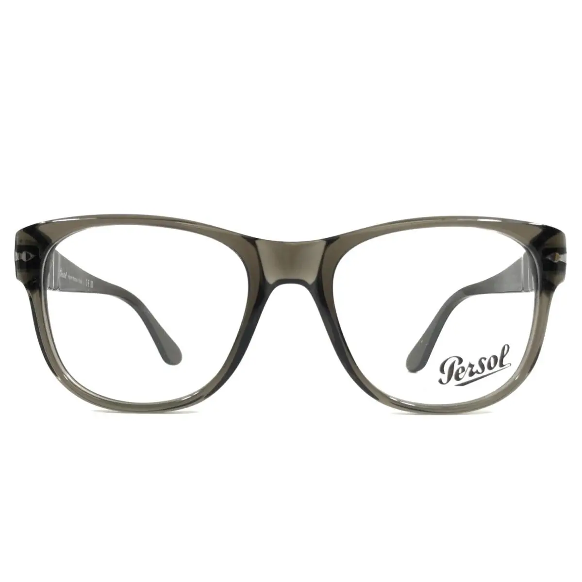 Eyeglasses Frame 3312-V 1103 Taupe Grey Crystal Square Full Rim 54-20-150 by Persol